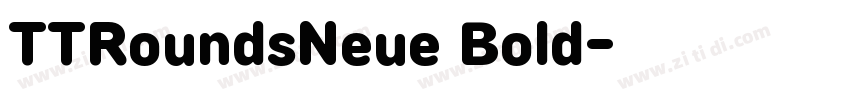 TTRoundsNeue Bold字体转换 TTRoundsNeue Bold字体转换